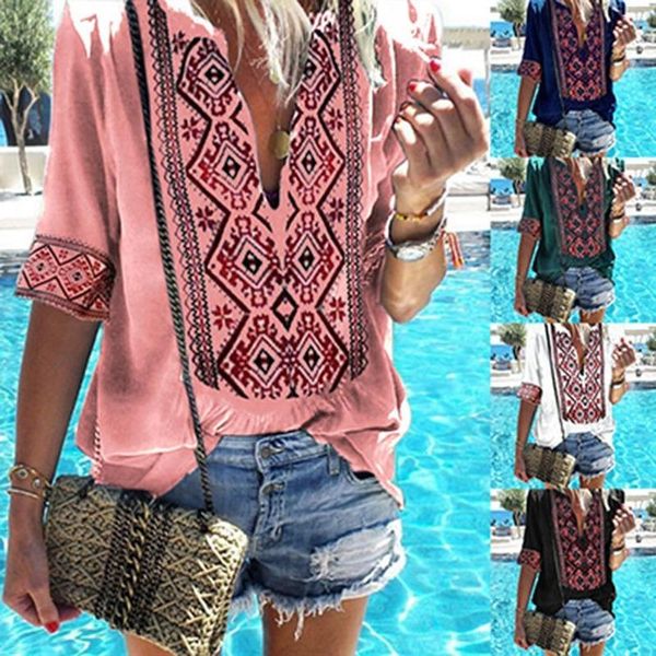 2021 women ethnic style bohemian blouse shirt v neck beach blusas summer casual printed boho blouses, White
2021 women ethnic style bohemian blouse shirt v neck beach blusas summer casual printed boho blouses, White