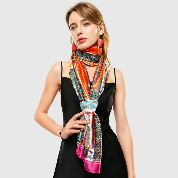 luxury pattern silk scarf design head scarf vintage bright print foulard shawl [5007, Blue;gray
luxury pattern silk scarf design head scarf vintage bright print foulard shawl [5007, Blue;gray