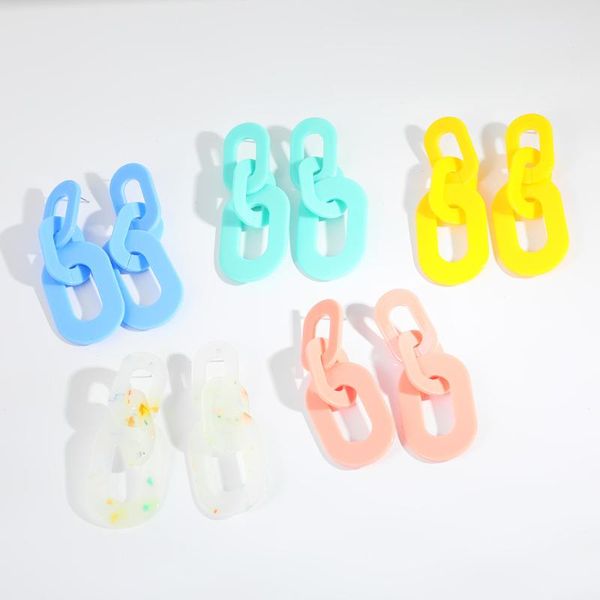 new bohemia candy color chunky chain long dangle earrings for women resin acrylic statement drop earrings party jewelry brincos, Silver
new bohemia candy color chunky chain long dangle earrings for women resin acrylic statement drop earrings party jewelry brincos, Silver