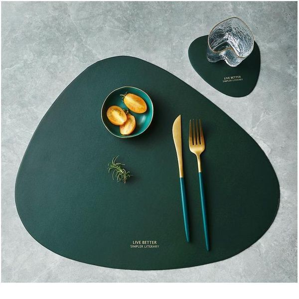 tableware pad placemat table mat pu leather heat insulation non-slip simple placemats disc coaster placemat for dini bbywaa
tableware pad placemat table mat pu leather heat insulation non-slip simple placemats disc coaster placemat for dini bbywaa