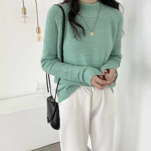 new 2020 autumn winter women's sweaters pullovers korean minimalist sweet style elegant casual solid db2071, White;black
new 2020 autumn winter women's sweaters pullovers korean minimalist sweet style elegant casual solid db2071, White;black