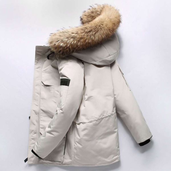 new white duck down jacket men's short winter large outdoor tooling thickened lovers goose coat ing, Red
new white duck down jacket men's short winter large outdoor tooling thickened lovers goose coat ing, Red