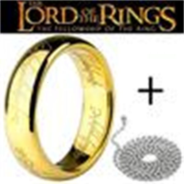 designer the lord of the rings 18k gold plated ring with bead chain 316l stainless steel men women jewelry wholesale lots, Silver
designer the lord of the rings 18k gold plated ring with bead chain 316l stainless steel men women jewelry wholesale lots, Silver
