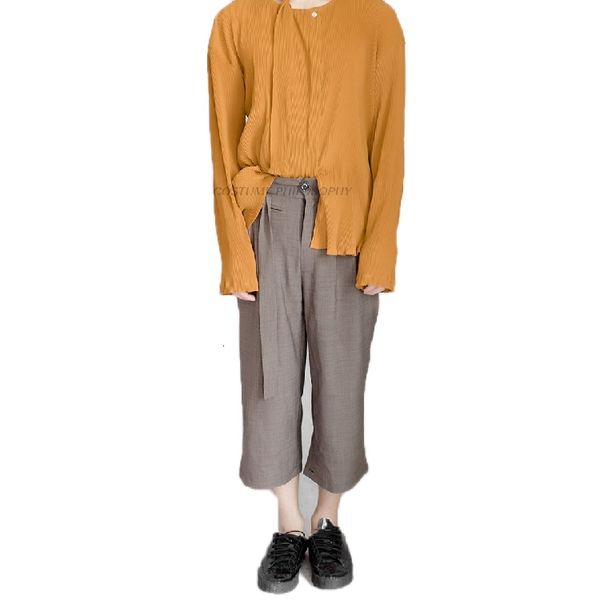 2021 new i'm blue woven linen casual pants original pure color simple breathable eighth pants. s-6xl put4, Black
2021 new i'm blue woven linen casual pants original pure color simple breathable eighth pants. s-6xl put4, Black