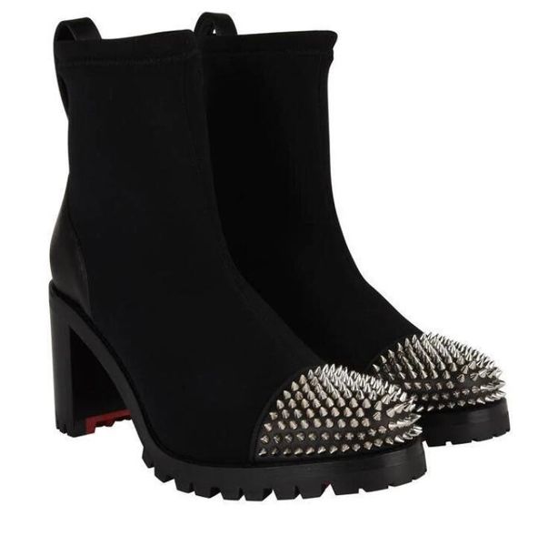 fashion winter boots red bottom oxfords tire rubber ankle boots for women luxury designer square heels lady booties flats dress wedding, Black
fashion winter boots red bottom oxfords tire rubber ankle boots for women luxury designer square heels lady booties flats dress wedding, Black