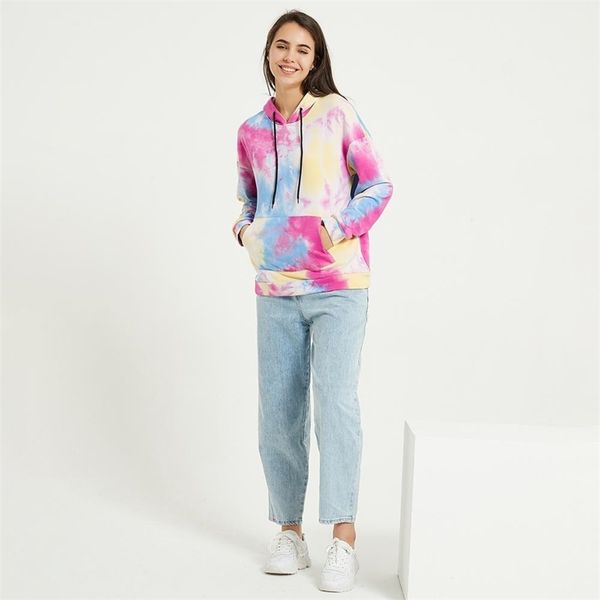 wixra womens tie-dye sweatshirts femme new fashion hoodies pocket long sleeve autumn winter casual streetwear 201207, Black
wixra womens tie-dye sweatshirts femme new fashion hoodies pocket long sleeve autumn winter casual streetwear 201207, Black