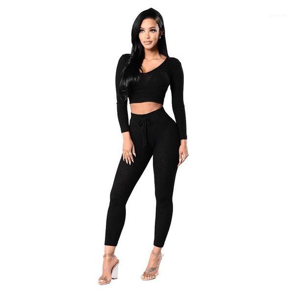 womens two piece pants casual sports womens two piece sets bandage slim tracksuits soild color designer, White
womens two piece pants casual sports womens two piece sets bandage slim tracksuits soild color designer, White