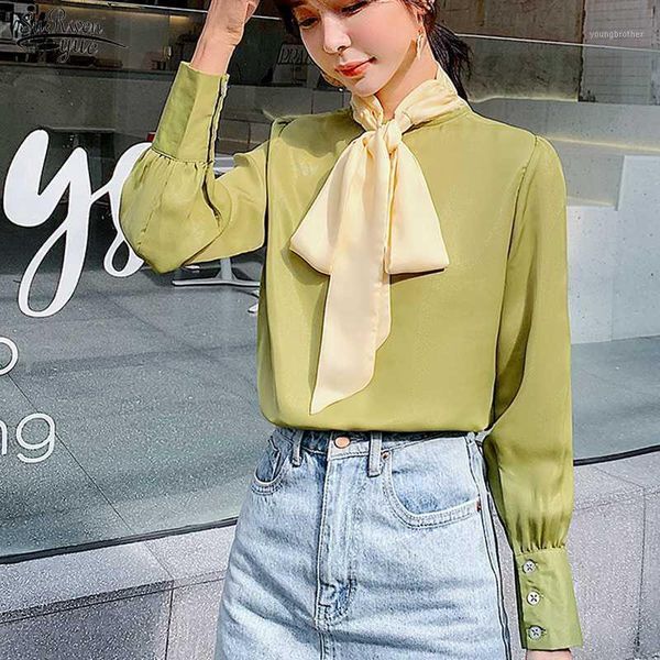 women's blouses & shirts 2021 spring solid long sleeve womens and casual vintage bow pullover women blusas mujer de moda 8302 501, White
women's blouses & shirts 2021 spring solid long sleeve womens and casual vintage bow pullover women blusas mujer de moda 8302 501, White