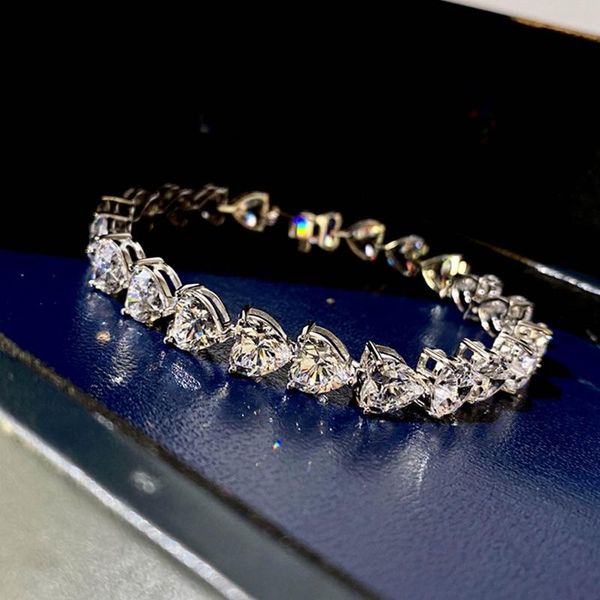 heart shape fashion elegant cubic zirconia strand bracelet bangles bridal wedding jewelry for women, Black
heart shape fashion elegant cubic zirconia strand bracelet bangles bridal wedding jewelry for women, Black
