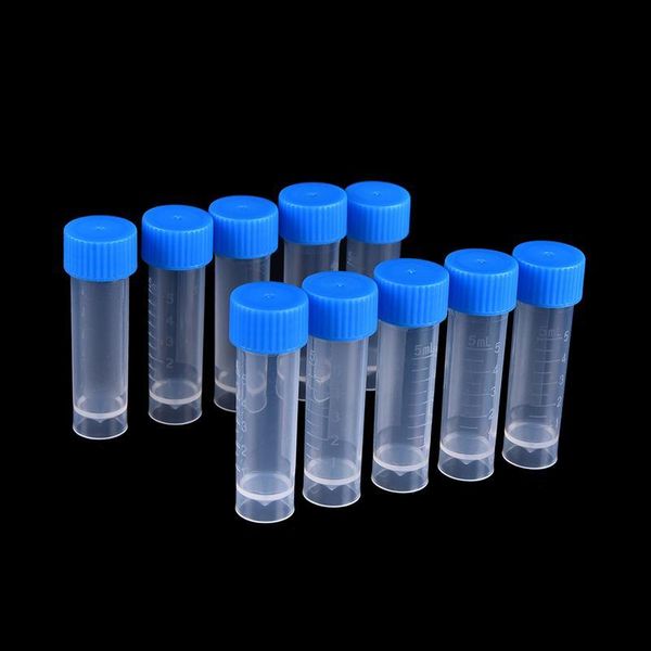 10 pcs 5ml chemistry test tubes plastic sample bottle seal vials with caps container for chemistry lab bbymsl
10 pcs 5ml chemistry test tubes plastic sample bottle seal vials with caps container for chemistry lab bbymsl