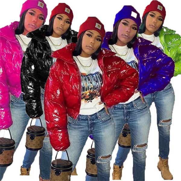 women wadded jackets trendy zipper cotton-padded coat pu glossy stand collar parka windser puffer coats winter warm jacket dhl f110409, White
women wadded jackets trendy zipper cotton-padded coat pu glossy stand collar parka windser puffer coats winter warm jacket dhl f110409, White