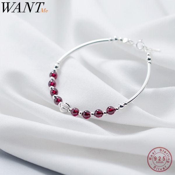 wantme natural garnet bead charm bracelets&bangles for women real 100% 925 sterling silver party wedding jewelry accessories q1118, Black
wantme natural garnet bead charm bracelets&bangles for women real 100% 925 sterling silver party wedding jewelry accessories q1118, Black