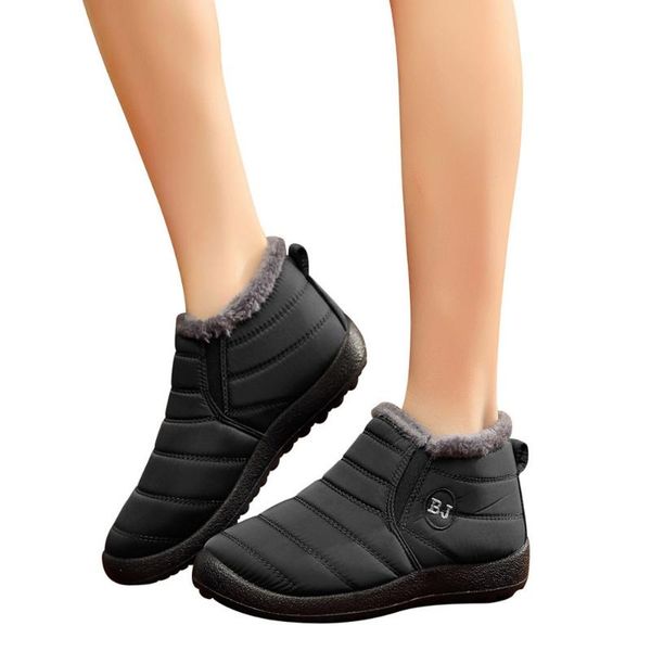 boots snow women winter keep warm ankle plus velvet boot flat sneakers for mujer size, Black
boots snow women winter keep warm ankle plus velvet boot flat sneakers for mujer size, Black