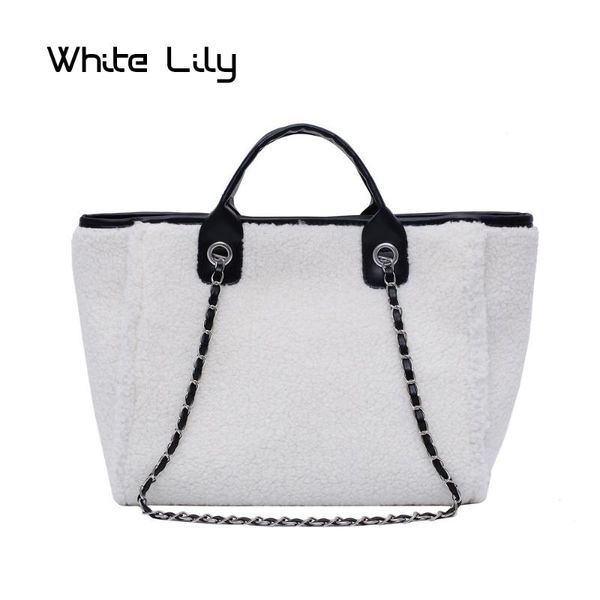 2020 new women tote bag fashion fur large handbag chains shoulder bags ladies big messenger bag shopping
2020 new women tote bag fashion fur large handbag chains shoulder bags ladies big messenger bag shopping