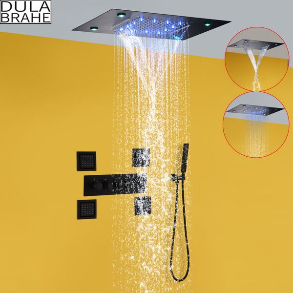 waterfall thermostatic led rain shower system 14 x 20 inch rectangle luxury ceil mounted shower head bathroom mixer faucet set 1011
waterfall thermostatic led rain shower system 14 x 20 inch rectangle luxury ceil mounted shower head bathroom mixer faucet set 1011