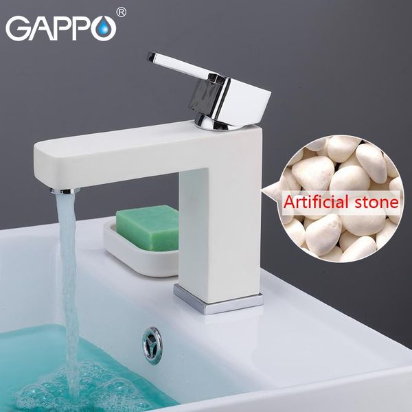 gappo basin faucets waterfall faucet deck mount white basin mixer artificial stone faucet taps bathroom torneira mixer tap 
gappo basin faucets waterfall faucet deck mount white basin mixer artificial stone faucet taps bathroom torneira mixer tap
