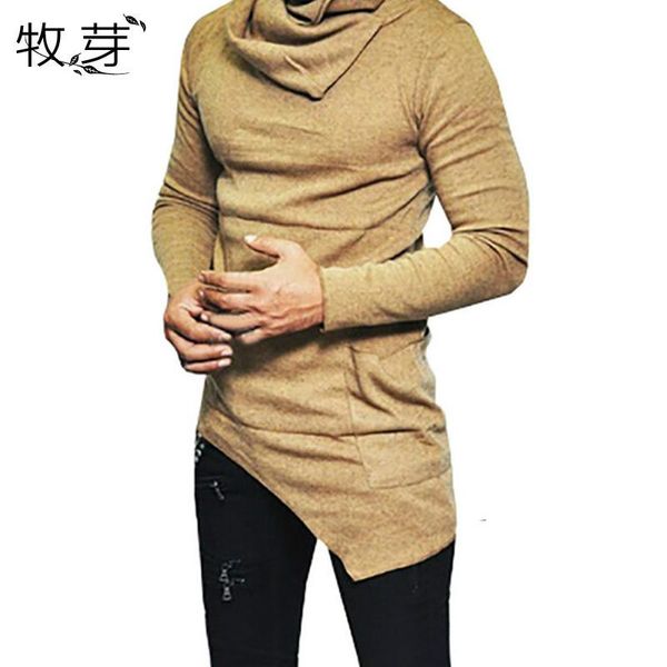 men's irregular stack collar t shirt turtleneck cowl neck long sleeve sweater t-shirt slim fit jumper pullover blouse shirt, White;black
men's irregular stack collar t shirt turtleneck cowl neck long sleeve sweater t-shirt slim fit jumper pullover blouse shirt, White;black
