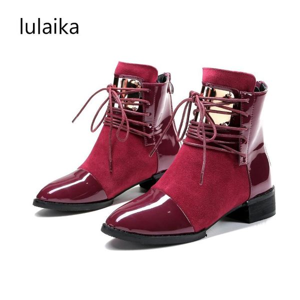 2020 women ankle boots fashion pointed toe cross-tied zipper motorcycle boot female chunky low heel winter new shoes, Black
2020 women ankle boots fashion pointed toe cross-tied zipper motorcycle boot female chunky low heel winter new shoes, Black