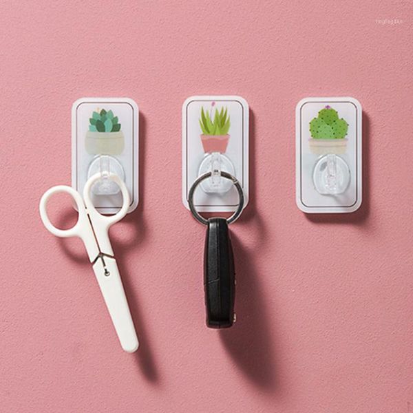 hooks & rails 3 pcs decorative plant printing hook for keys plastic self-adhesive door wall holder home organizer tools egp1251
hooks & rails 3 pcs decorative plant printing hook for keys plastic self-adhesive door wall holder home organizer tools egp1251