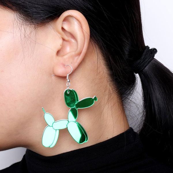 dangle & chandelier 2021 8 colors poodle earrings for women dog animal funky jewelry blue red purple green cute little trendy accessories, Silver 
dangle & chandelier 2021 8 colors poodle earrings for women dog animal funky jewelry blue red purple green cute little trendy accessories, Silver