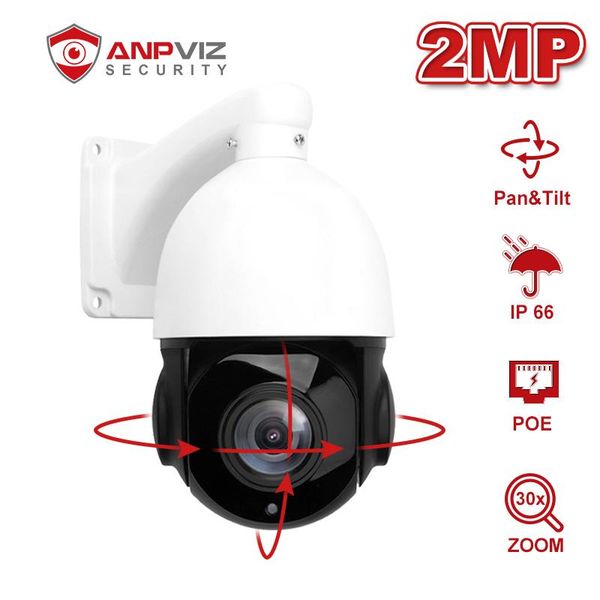 anpviz 30x zoom ptz ip camera 2mp outdoor security weatherproof ir distance up to 50m support motion detection h.265 onvif p2p
anpviz 30x zoom ptz ip camera 2mp outdoor security weatherproof ir distance up to 50m support motion detection h.265 onvif p2p