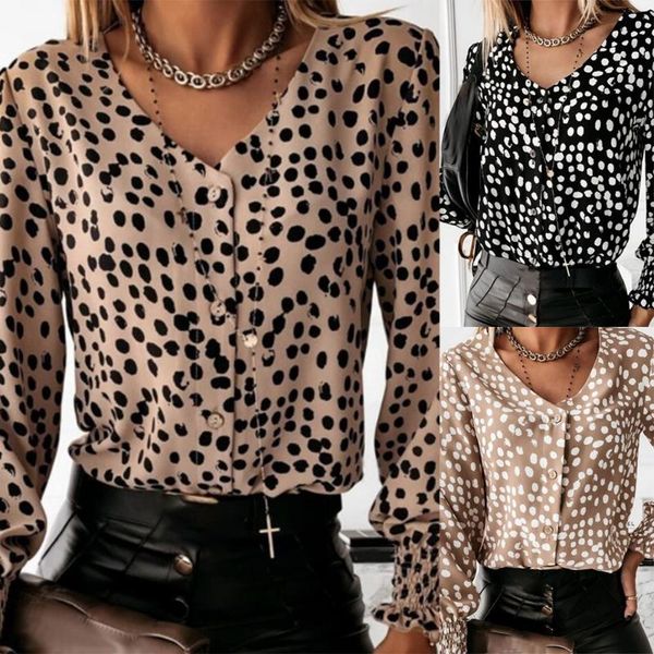 elegant vneck button office lady blouse shirt autumn winter long sleeve women pullover polka dot ruffle casual blusas, White
elegant vneck button office lady blouse shirt autumn winter long sleeve women pullover polka dot ruffle casual blusas, White