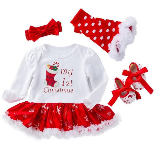 christmas gift 4pcs set newborn clothing baby girls dress cotton mesh ruffles girl tutu dresses infant 1st christmas dress new 1026, Red;yellow
christmas gift 4pcs set newborn clothing baby girls dress cotton mesh ruffles girl tutu dresses infant 1st christmas dress new 1026, Red;yellow