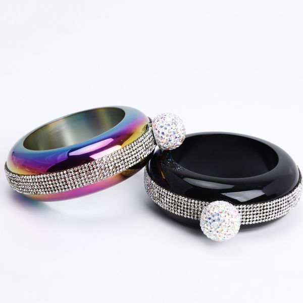 stainless steel hip flask rhinestone bracelet 3.5oz portable flagon fashion round whisky wine alcohol bottle 201 n2
stainless steel hip flask rhinestone bracelet 3.5oz portable flagon fashion round whisky wine alcohol bottle 201 n2