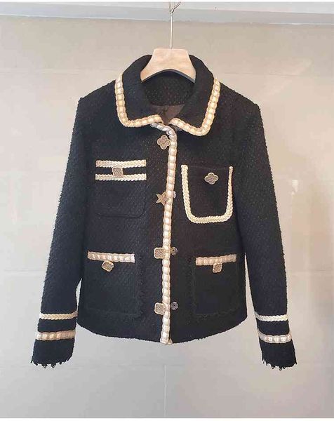 women's jackets spring 1202 lapel neck long sleeve coat tweed black white fashion womens clothes sh aewk, Black;brown
women's jackets spring 1202 lapel neck long sleeve coat tweed black white fashion womens clothes sh aewk, Black;brown