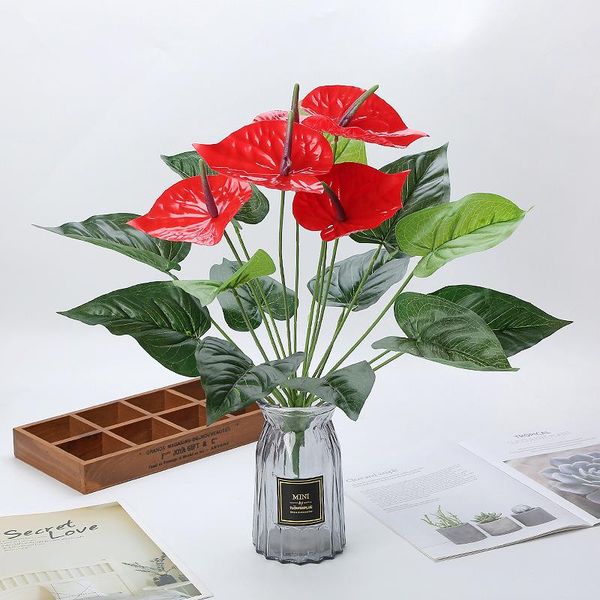 artificial anthurium green red plastic fake plants home garden living room bedroom wedding decoration artificial plants
artificial anthurium green red plastic fake plants home garden living room bedroom wedding decoration artificial plants