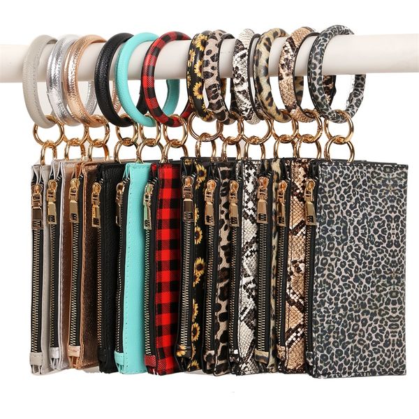 factory wholesalemonogram leopard print pu leather bracelet bag id card wallet tassel pendant bracelet keychain bracelet wrist bag keychain, Black
factory wholesalemonogram leopard print pu leather bracelet bag id card wallet tassel pendant bracelet keychain bracelet wrist bag keychain, Black