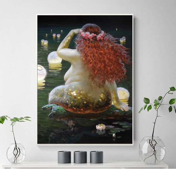 современное искусство виктор низовцев печать холст картины маслом nude mermaid украшения стены картина для гостиной nordic poster
современное искусство виктор низовцев печать холст картины маслом nude mermaid украшения стены картина для гостиной nordic poster