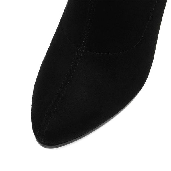 qutaa fashion square high heel over the knee winter women shoes lace up platform stretch long woman boots size 34-43 y200115, Black
qutaa fashion square high heel over the knee winter women shoes lace up platform stretch long woman boots size 34-43 y200115, Black