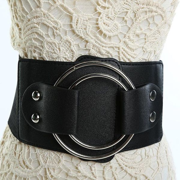 exaggerate women wide belt for dress two big metal circle rings cummerbund elastic waistband faux leather belt vintage accessory, Black;brown
exaggerate women wide belt for dress two big metal circle rings cummerbund elastic waistband faux leather belt vintage accessory, Black;brown