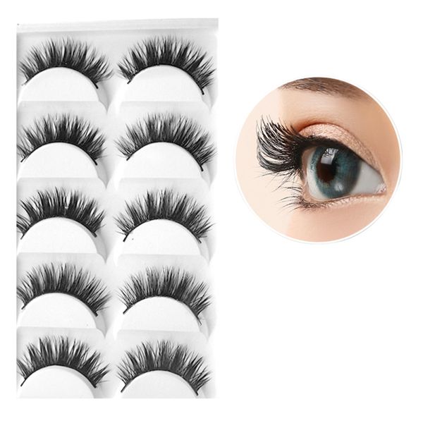 false eyelashes 5 pairs handmade eyelash crossing long black soft fake extension big eyes
false eyelashes 5 pairs handmade eyelash crossing long black soft fake extension big eyes