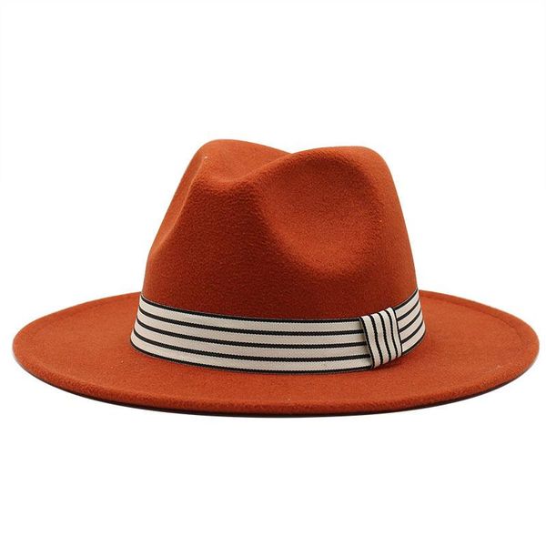 selling woolen fedora hats ladies striped retro flat brim 58cm straight side men women jazz hat solid color panama, Blue;gray
selling woolen fedora hats ladies striped retro flat brim 58cm straight side men women jazz hat solid color panama, Blue;gray