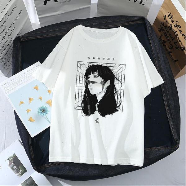 ulzzang japan cartoon anime girl mech warrior harajuku personality manga casual loose summer fashion fun chic women t shirt, White
ulzzang japan cartoon anime girl mech warrior harajuku personality manga casual loose summer fashion fun chic women t shirt, White