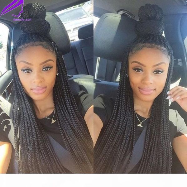 elling synthetic lace front wig black micro braids wig with baby hair for women heat resistant fiber box braid wig glueless
elling synthetic lace front wig black micro braids wig with baby hair for women heat resistant fiber box braid wig glueless
