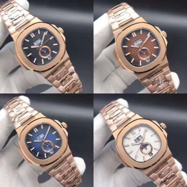 designer men's watch automatic mechanical movement 5726 series 40mm size dial so functions can be used, Slivery;brown
designer men's watch automatic mechanical movement 5726 series 40mm size dial so functions can be used, Slivery;brown