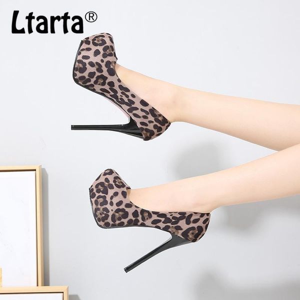 dress shoes ltarta waterproof platform high heel women's leopard print with suede round head shallow mouth single zsh1, Black
dress shoes ltarta waterproof platform high heel women's leopard print with suede round head shallow mouth single zsh1, Black