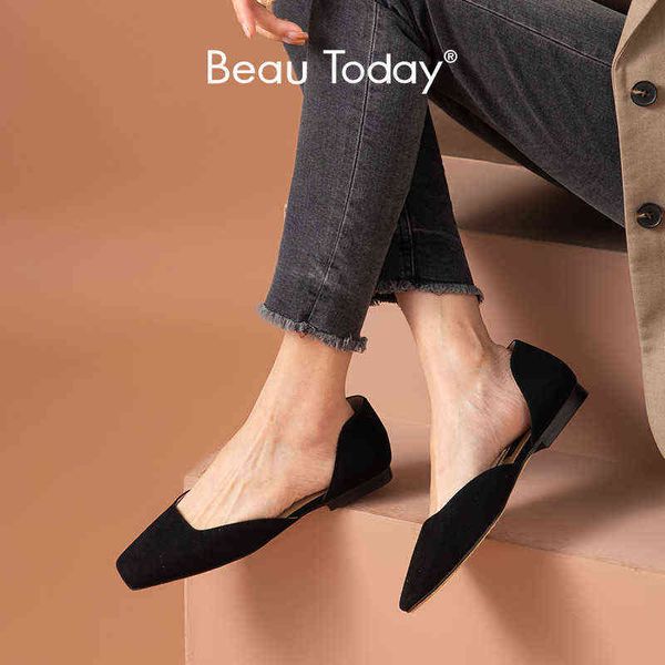women's and boys' flat shoes square suede non slip shallow bottom dancers 2 9, Black
women's and boys' flat shoes square suede non slip shallow bottom dancers 2 9, Black