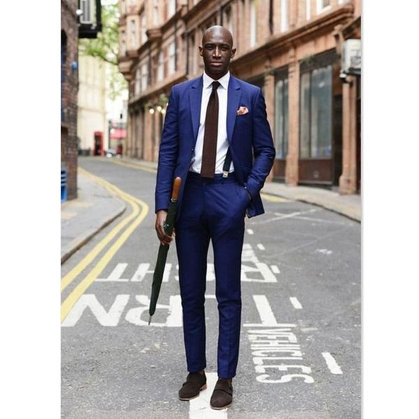 men's suits & blazers men suit set slim fit 2 pieces blue (jacket+pants) custom made for wedding prom groom man tuxedos regular, White;black
men's suits & blazers men suit set slim fit 2 pieces blue (jacket+pants) custom made for wedding prom groom man tuxedos regular, White;black