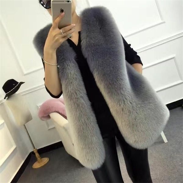 women's vest large size sleeveless jacket female autumn faux fur coat fox fur vest tank warm mink waistcoat long vest 1027, Black;white
women's vest large size sleeveless jacket female autumn faux fur coat fox fur vest tank warm mink waistcoat long vest 1027, Black;white