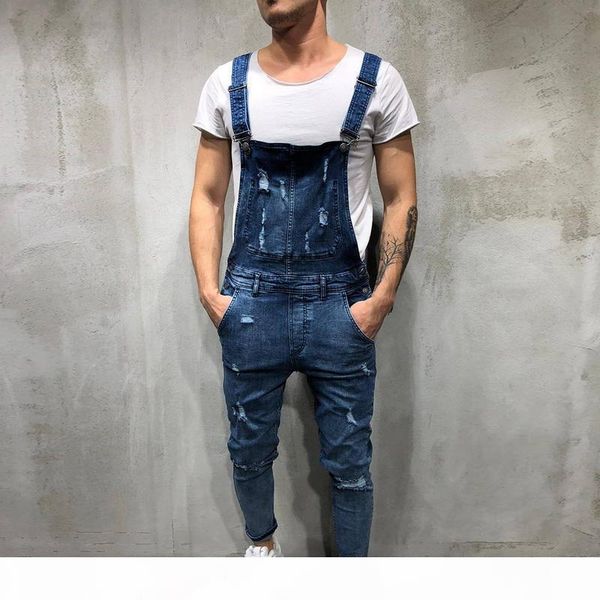 fashion men's ripped jeans jumpsuits street distressed hole denim bib overalls for man suspender pants size m-xxl, Black
fashion men's ripped jeans jumpsuits street distressed hole denim bib overalls for man suspender pants size m-xxl, Black