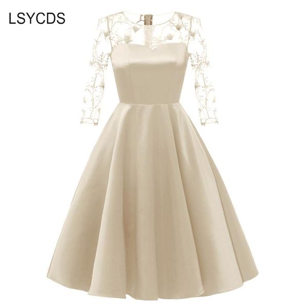 casual dresses lsycds backless mesh dress women pink 3/4 sleeve o-neck floral embroidery party ladies retro night club, Black;gray
casual dresses lsycds backless mesh dress women pink 3/4 sleeve o-neck floral embroidery party ladies retro night club, Black;gray
