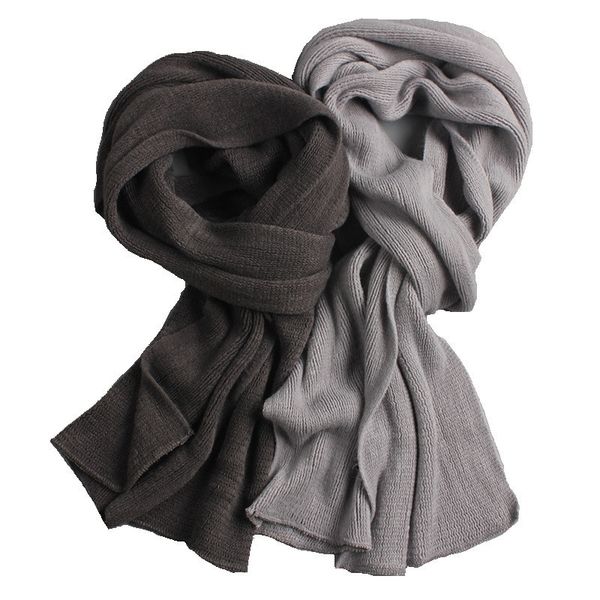 new knitted winter scarf men thick warm cashmere scarves black gray long male neck warmer women scarves red y201007, Blue;gray
new knitted winter scarf men thick warm cashmere scarves black gray long male neck warmer women scarves red y201007, Blue;gray
