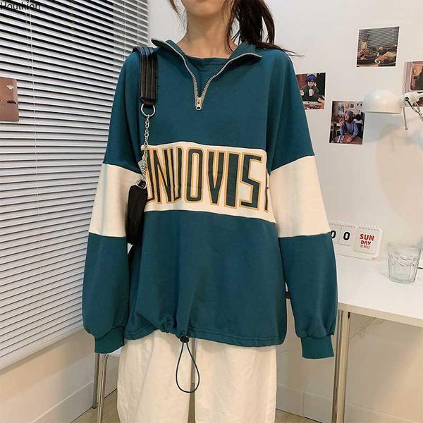 women's sweaters houthion women's sweater the fashion temperament casual loose half turtleneck letter printing zipper long sleeve, White;black
women's sweaters houthion women's sweater the fashion temperament casual loose half turtleneck letter printing zipper long sleeve, White;black