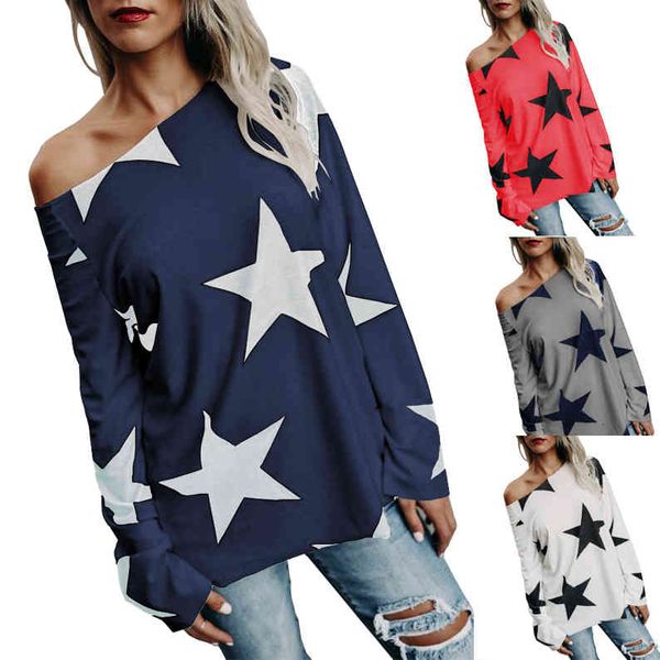 t sree syle shirs for women sars prining plus size clohing fashion designer coon shir woman brand long sleeve shir, White
t sree syle shirs for women sars prining plus size clohing fashion designer coon shir woman brand long sleeve shir, White