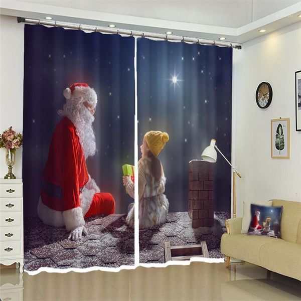 santa claus under the moonlight living room children's bedroom 3d curtains home decor drape drapes rideaux cortina1
santa claus under the moonlight living room children's bedroom 3d curtains home decor drape drapes rideaux cortina1