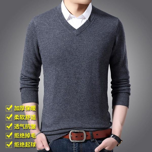 men's sweaters man thick cashmere sweater winter autumn male warm jumper solid color wool knit clothing long sleeved, White;black
men's sweaters man thick cashmere sweater winter autumn male warm jumper solid color wool knit clothing long sleeved, White;black